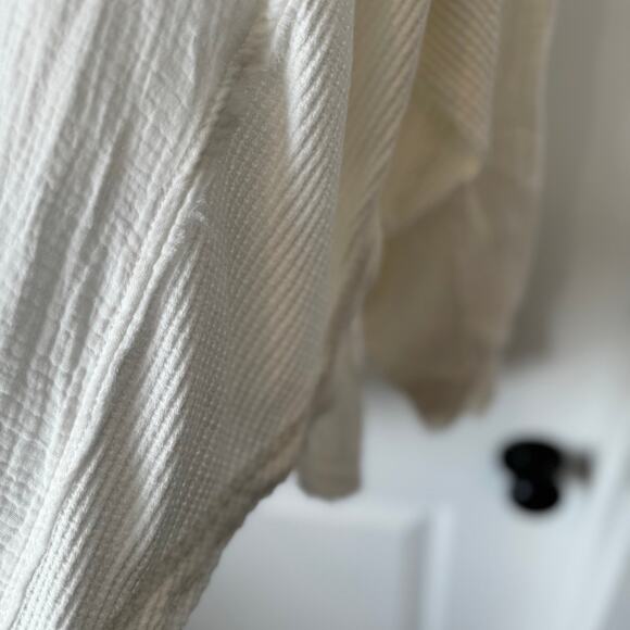 We the Free Blouse white, long-sleeved, women size small - Picture 5 of 5